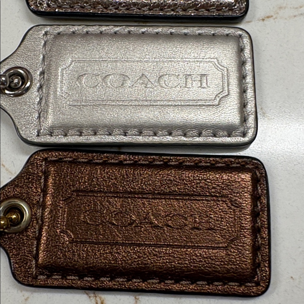 Coach Metalic Tags Scarf Bundle - Picture 7 of 9